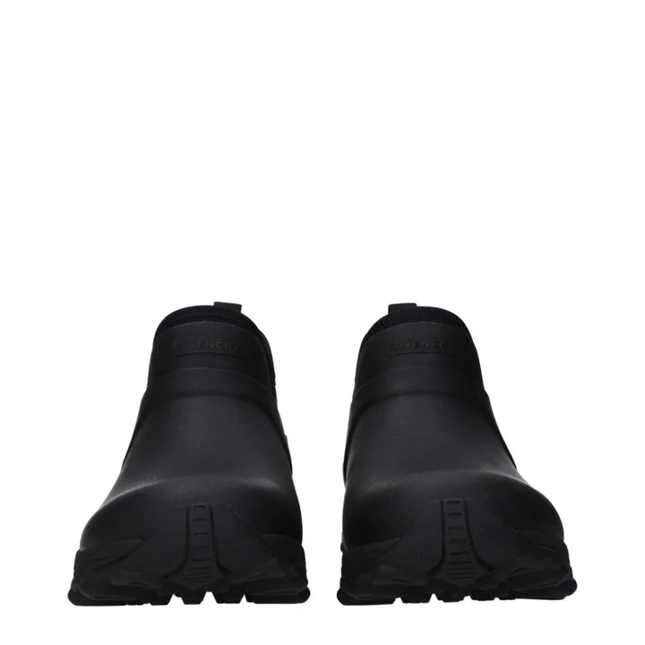 Givenchy Black Cotton Ankle Boots