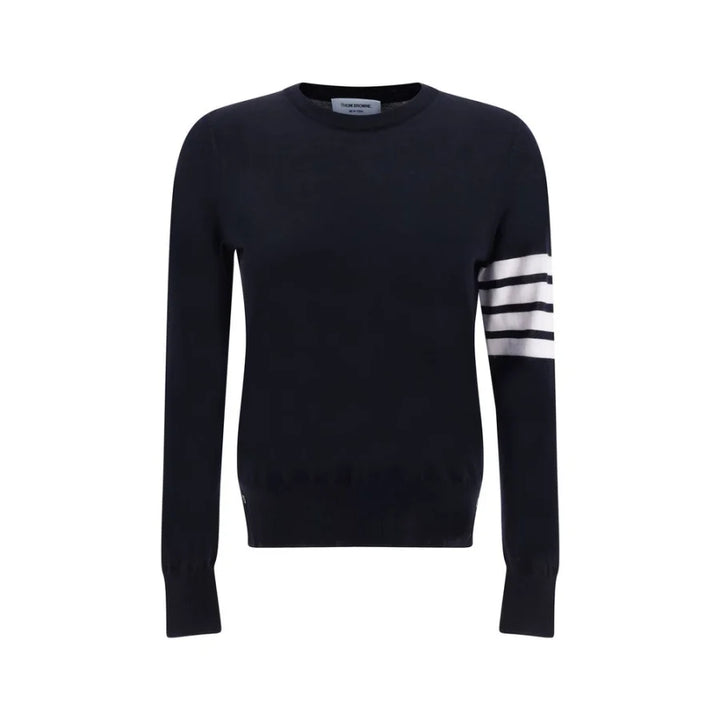 Thom Browne Blue Fleece Wool Sweatshirt