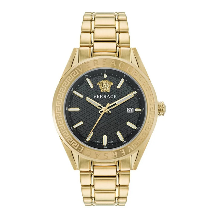 Versace Gold Stainless Steel Dress Watch