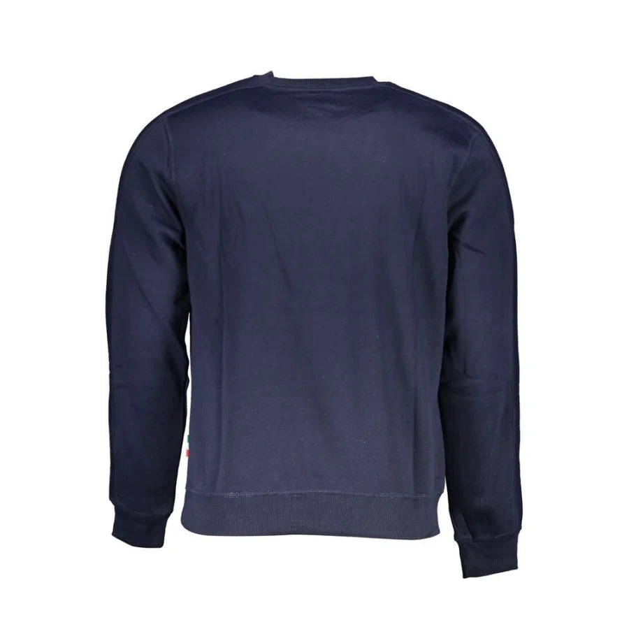Gianmarco Venturi Blue Polyester Men’s Sweatshirt