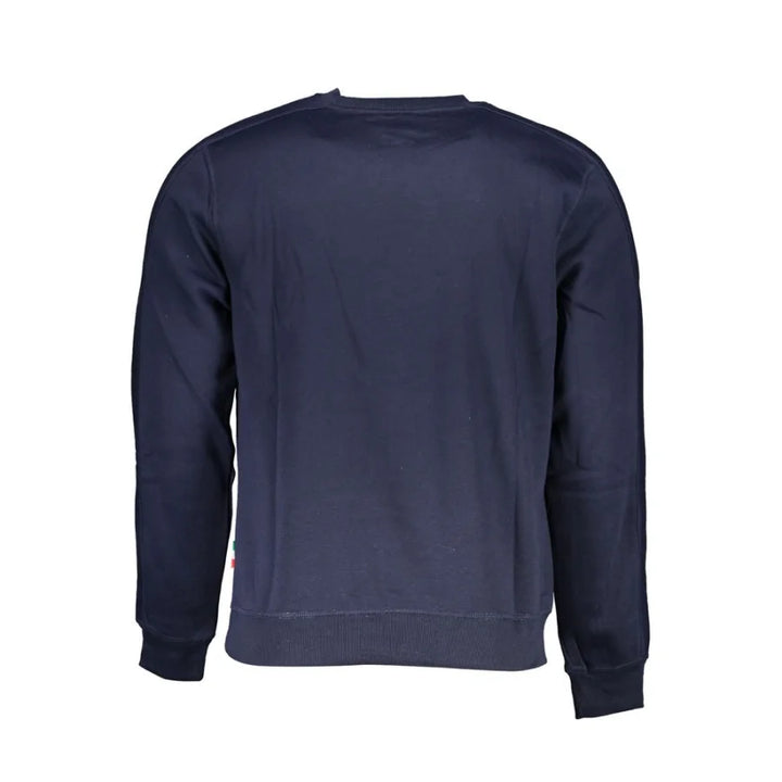 Gianmarco Venturi Blue Polyester Men’s Sweatshirt