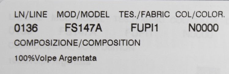 Dolce &amp; Gabbana Écharpe Chic en Fourrure de Renard Noir