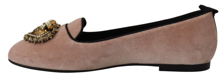 Mocasines de terciopelo Dolce Gabbana que visten tus pies