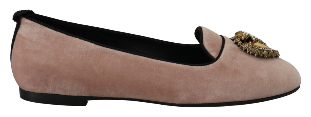 Mocasines de terciopelo Dolce Gabbana que visten tus pies