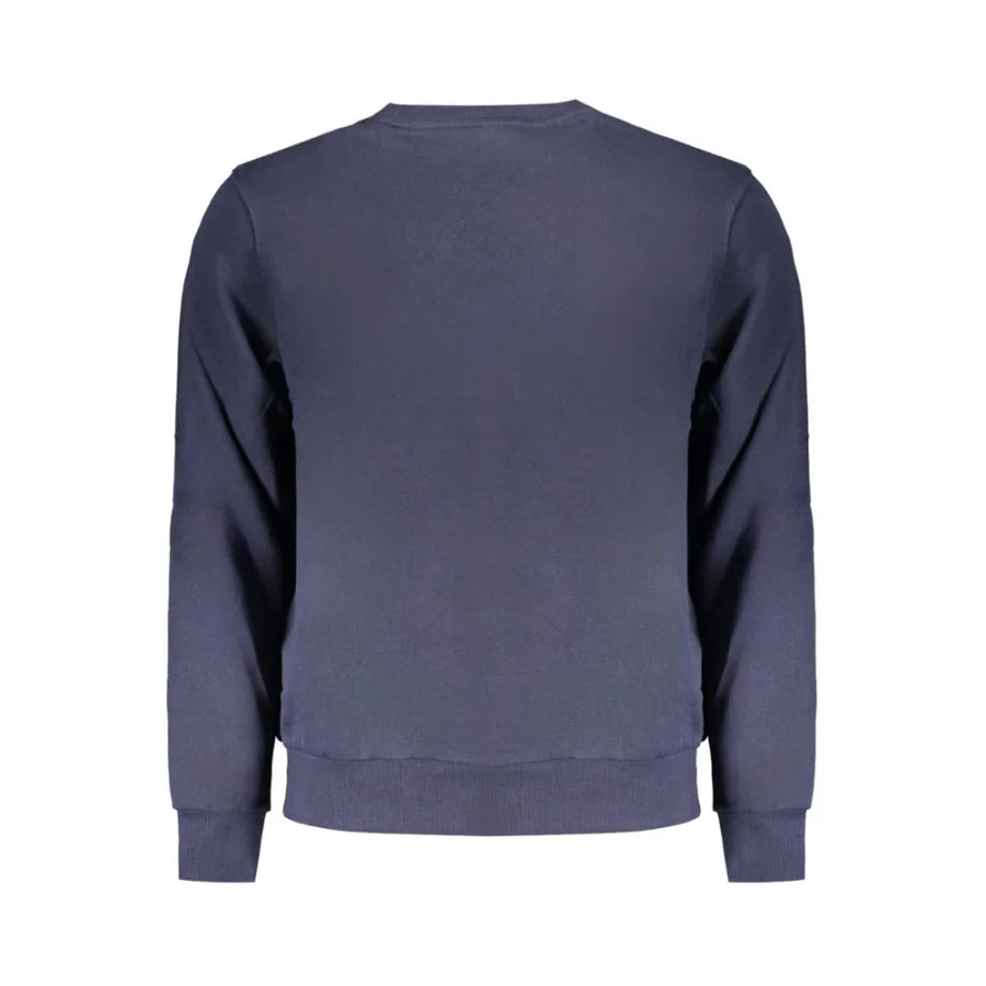 North Sails Blue Cotton Men Sweater