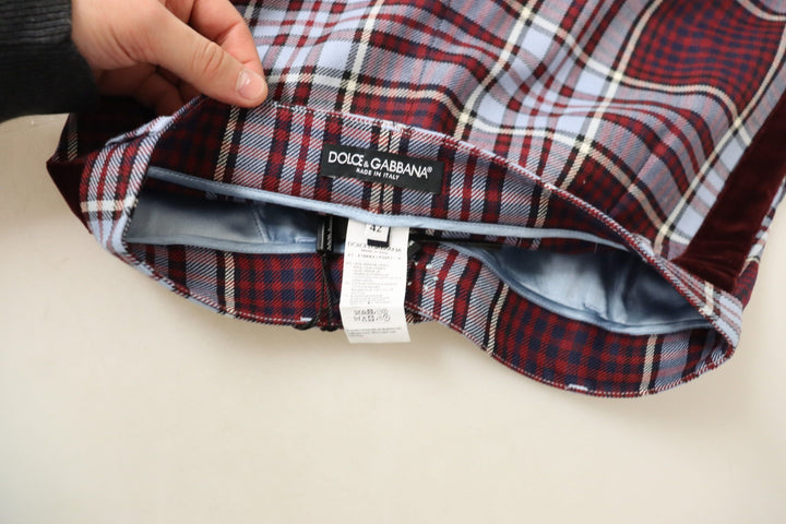 Pantalones de vestir de cintura alta Dolce Gabbana Fragancia de lujo