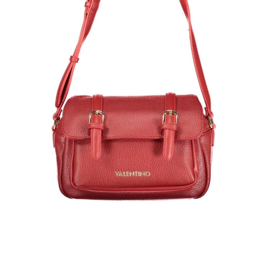 Mario Valentino Rosso Poliuretano Women Shoulder Bag
