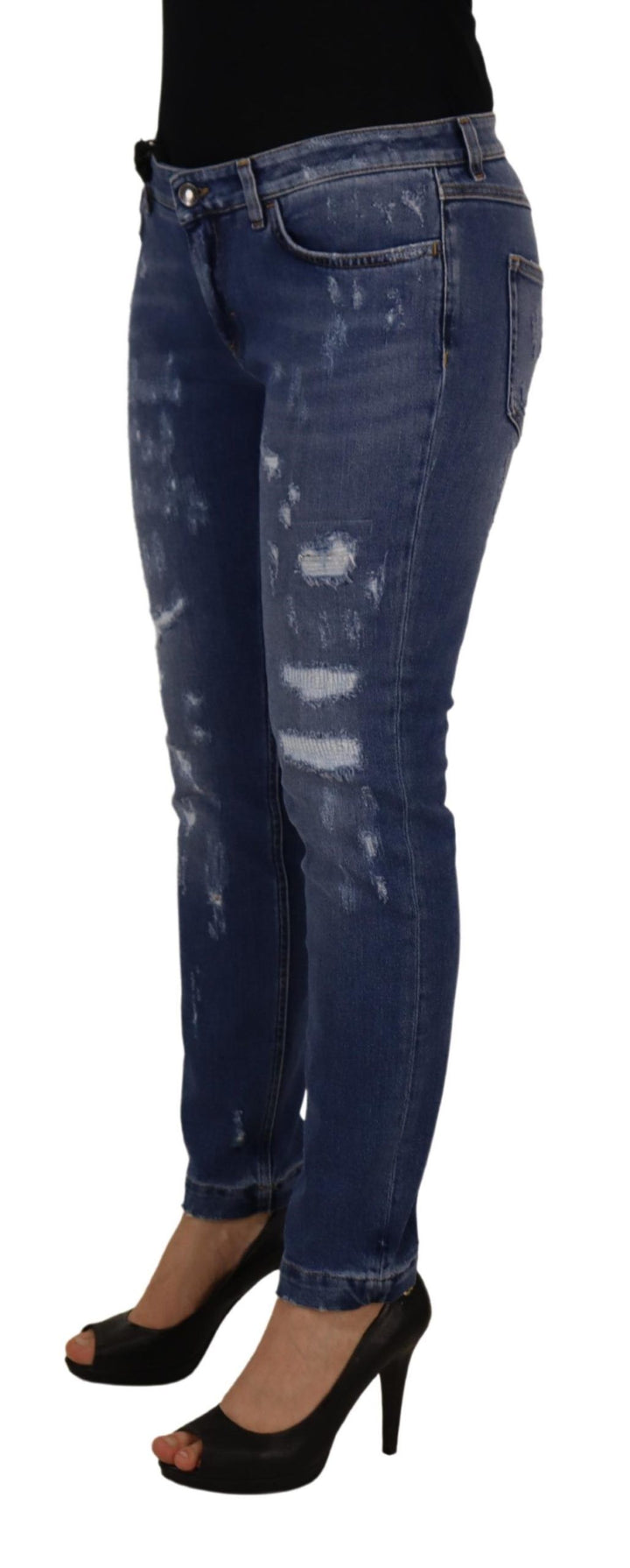 Jean skinny taille basse chic Dolce &amp;amp; Gabbana
