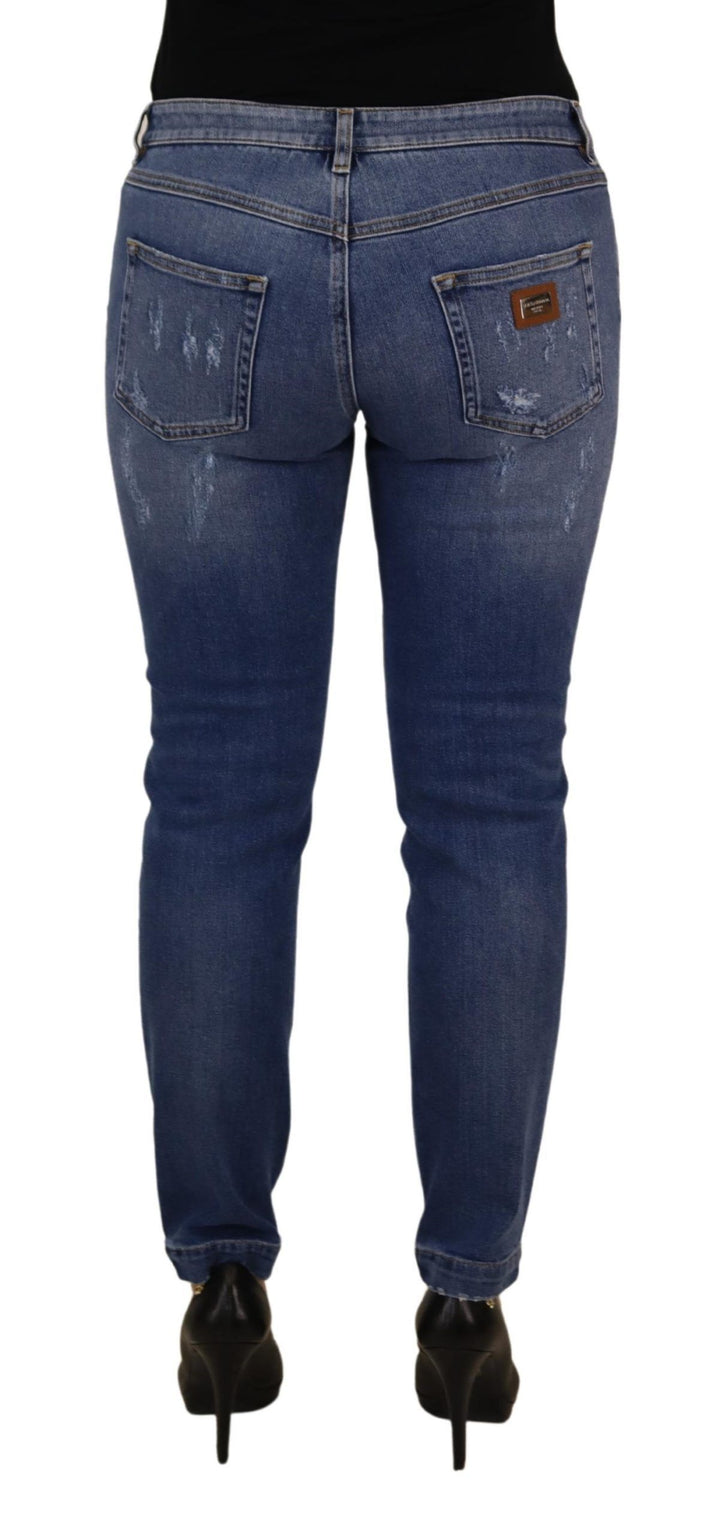Jean skinny taille basse chic Dolce &amp;amp; Gabbana