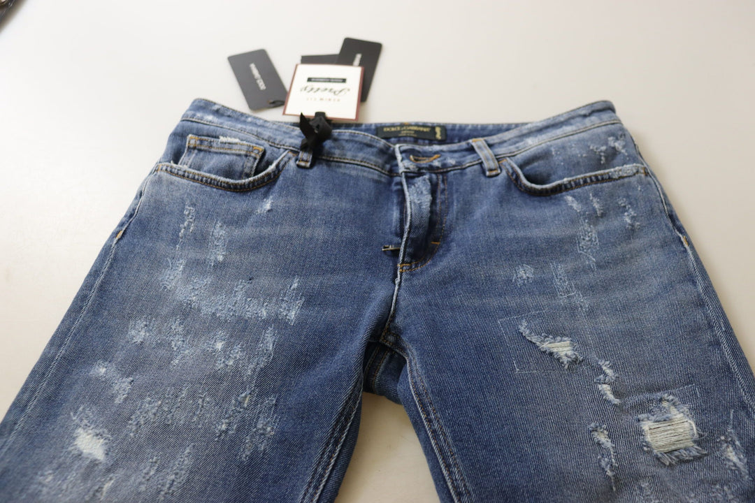 Jean skinny taille basse chic Dolce &amp;amp; Gabbana