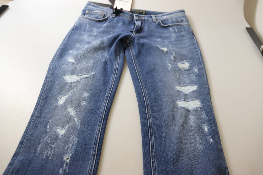 Jean skinny taille basse chic Dolce &amp;amp; Gabbana