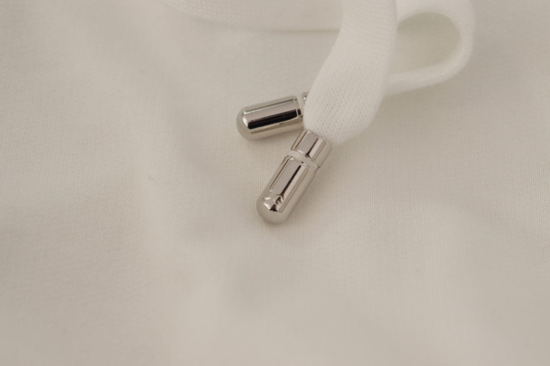 Vestido de lujo con capucha y logotipo de Dolce Gabbana