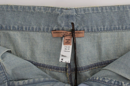 Los shorts vaqueros azules de Ermanno Scervino deslumbran este verano
