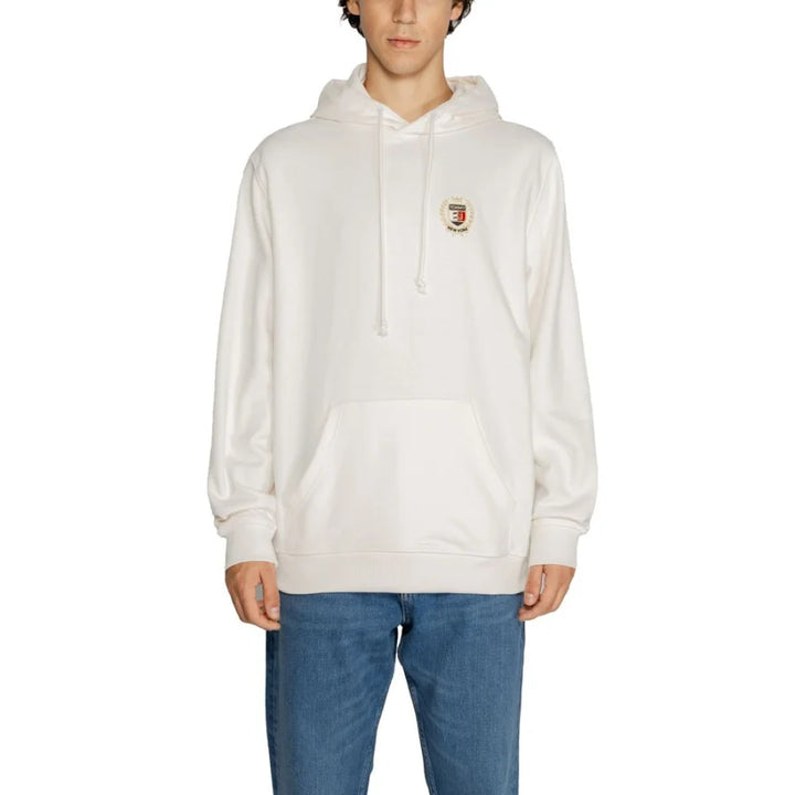 Tommy Hilfiger Jeans White Cotton Hoodie