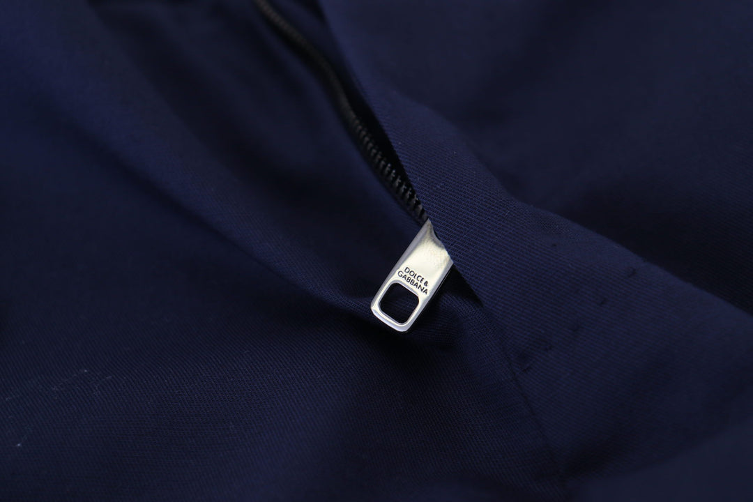 Pantalon de costume bleu élégant coupe slim Dolce &amp; Gabbana