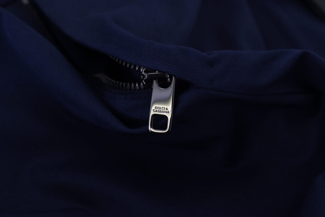 Pantalones cortos chinos azules de Dolce &amp;amp; Gabbana de corte regular de lujo