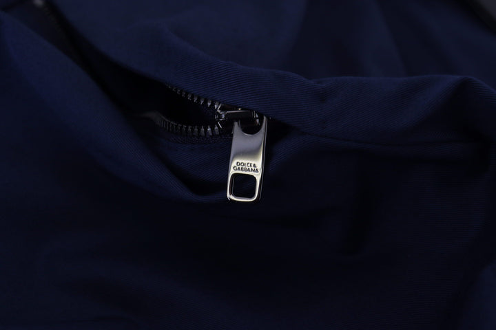 Pantalones cortos chinos azules de Dolce &amp;amp; Gabbana de corte regular de lujo