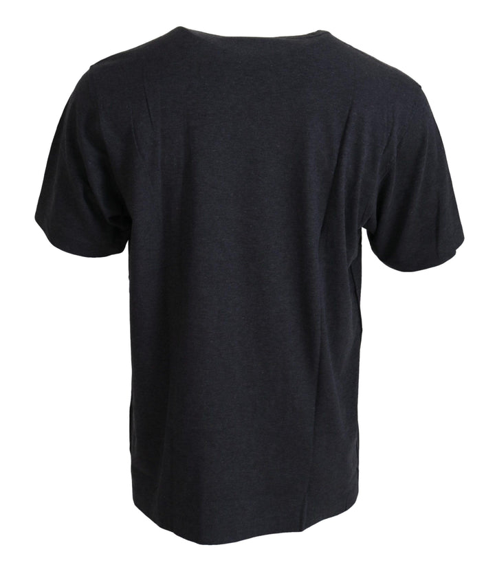 Dolce &amp; Gabbana Gray Crewneck Cotton Short Sleeve  T-shirt