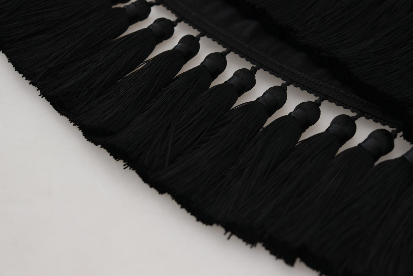 Vestido con camiseta negra de algodón Dolce Gabbana con detalles del logotipo, lujo italiano