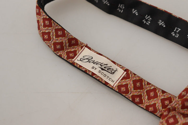 Scotch &amp; Soda Multicolor Silk Adjustable Neck Papillon Men Bow Tie