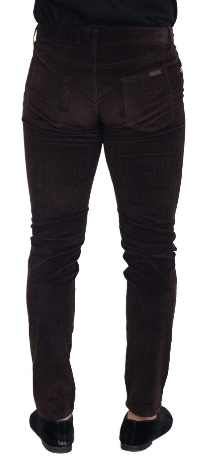 Pantalones de vestir marrones elegantes de Dolce Gabbana