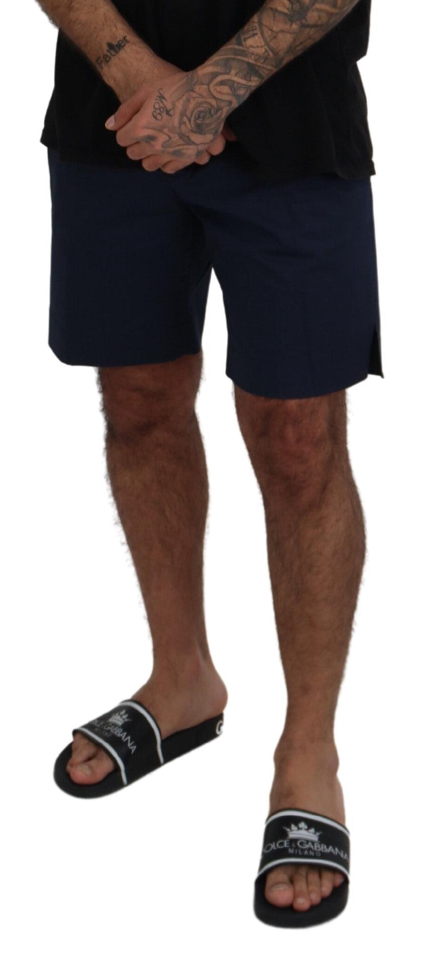 Dolce &amp;amp; Gabbana Short chino bleu élégant