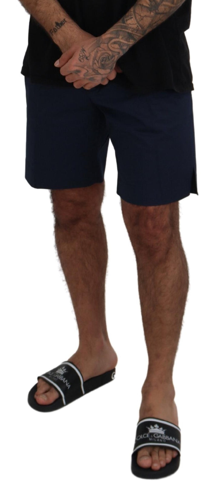 Dolce &amp;amp; Gabbana Short chino bleu élégant