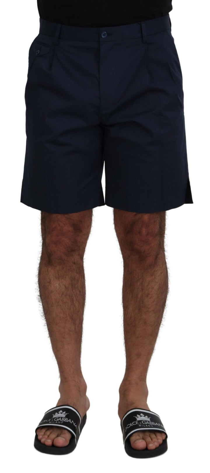 Dolce &amp;amp; Gabbana Short chino bleu élégant