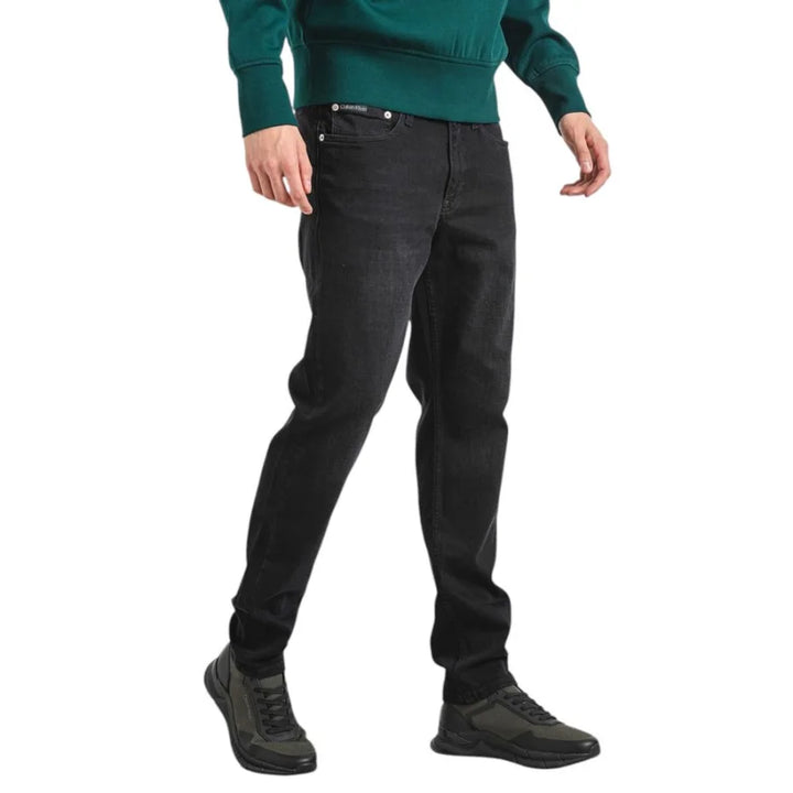 Calvin Klein Jeans Black Cotton Slim Fit