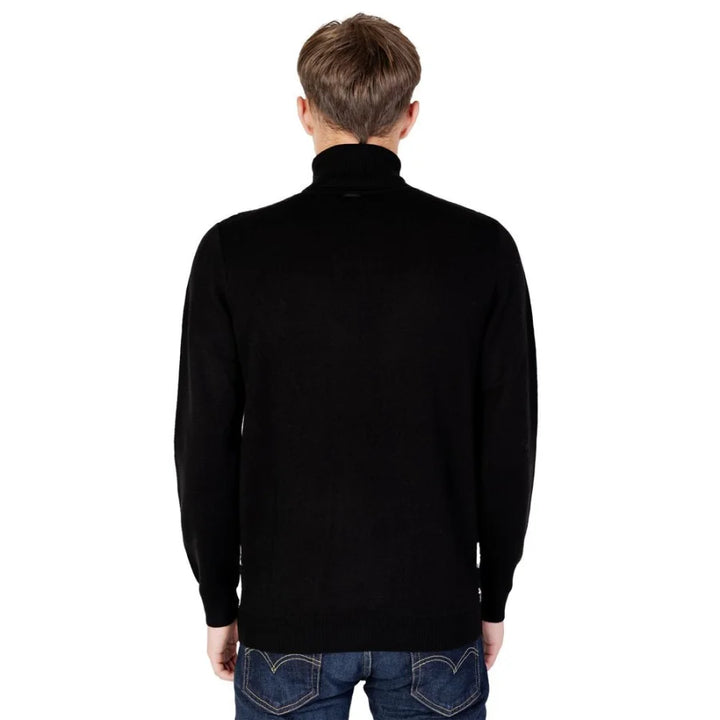 Antony Morato Black Wool Turtleneck