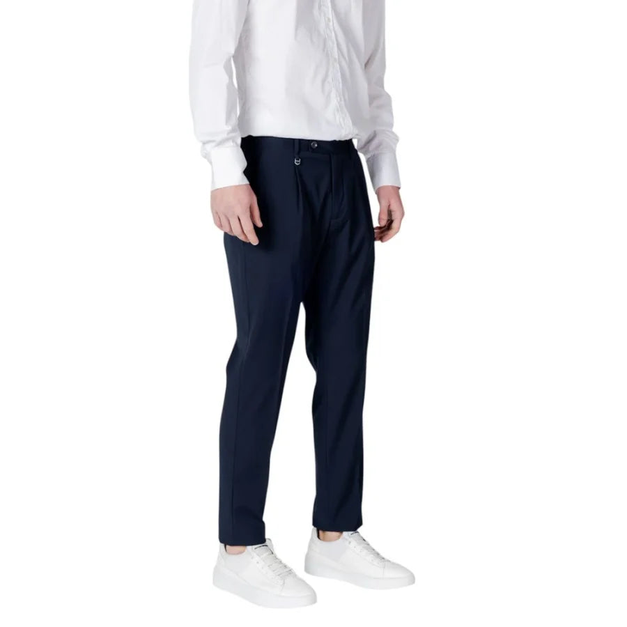 Antony Morato Blue Polyester Casual Pants