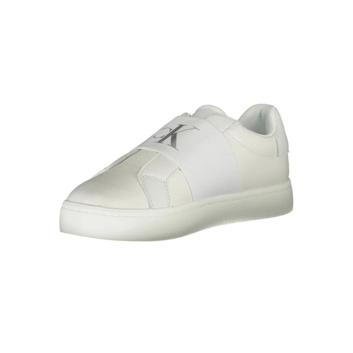 Calvin Klein Bianco Leather Women Sneaker