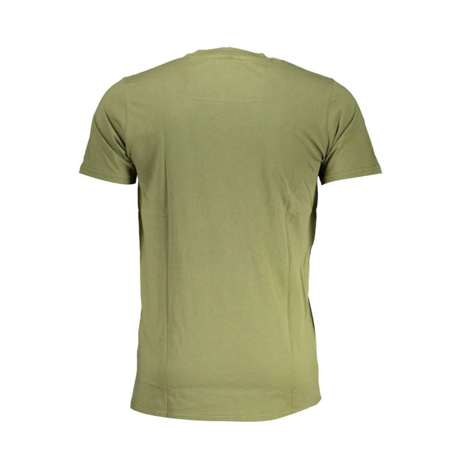 Cavalli Class Verde Cotton Men T-Shirt