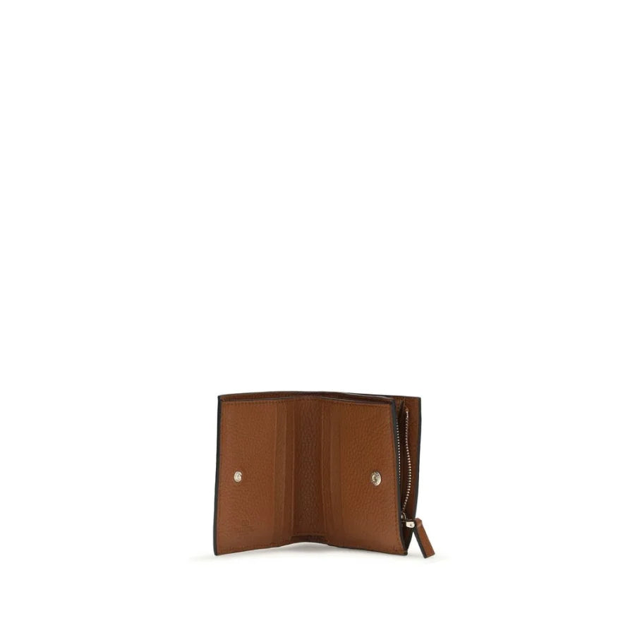 Valentino Garavani Brown Lamb Ovis Aries Wallet
