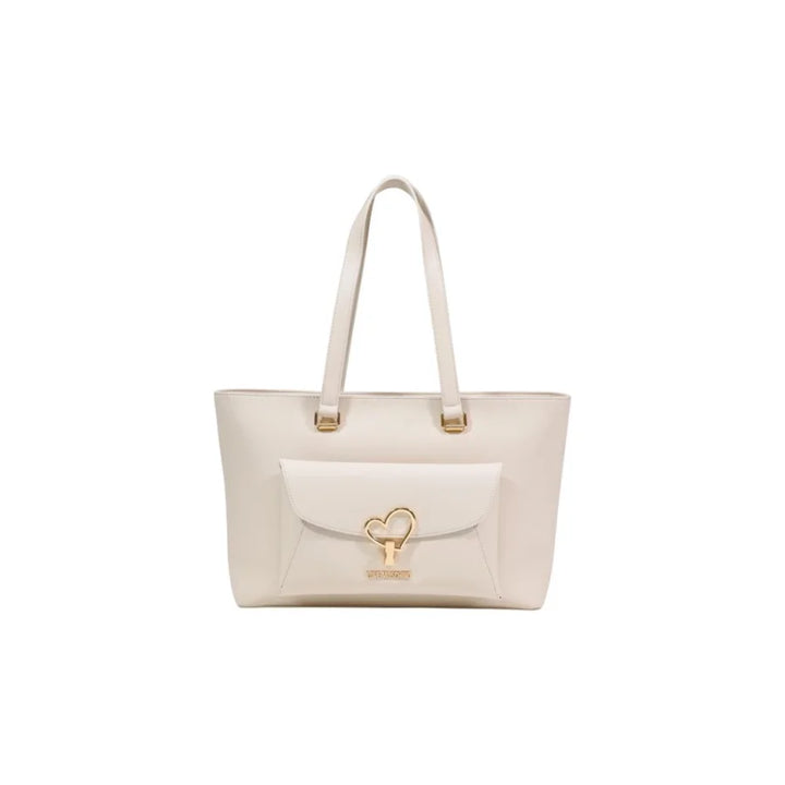 Love Moschino Beige Polyethylene Handbag
