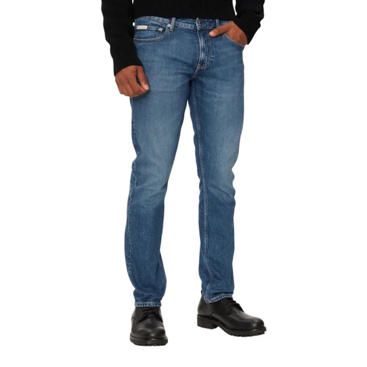 Calvin Klein Jeans Blue Cotton Skinny