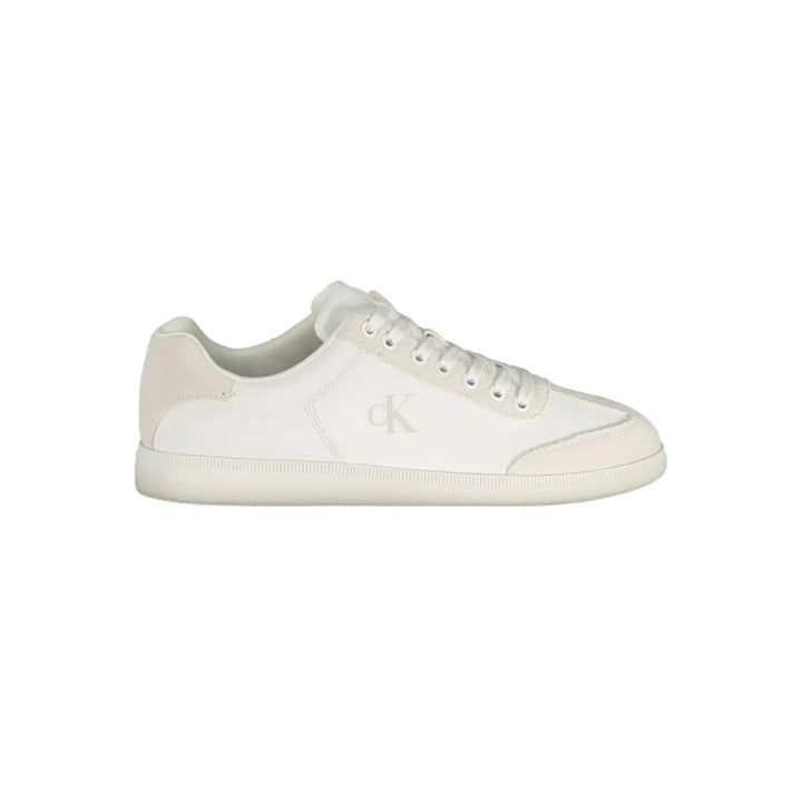 Calvin Klein White Polyester Men’s Sneaker