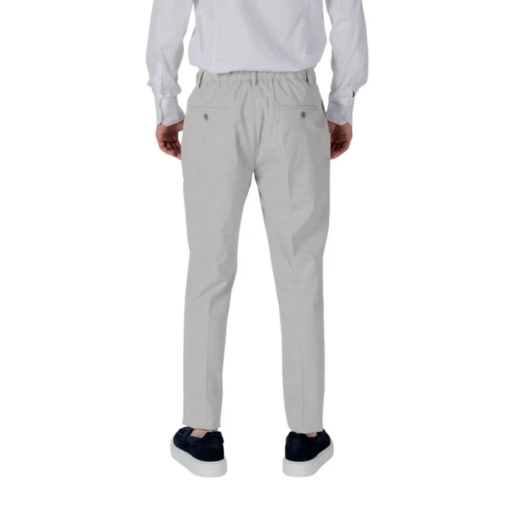 Antony Morato Gray Polyester Dress Pants