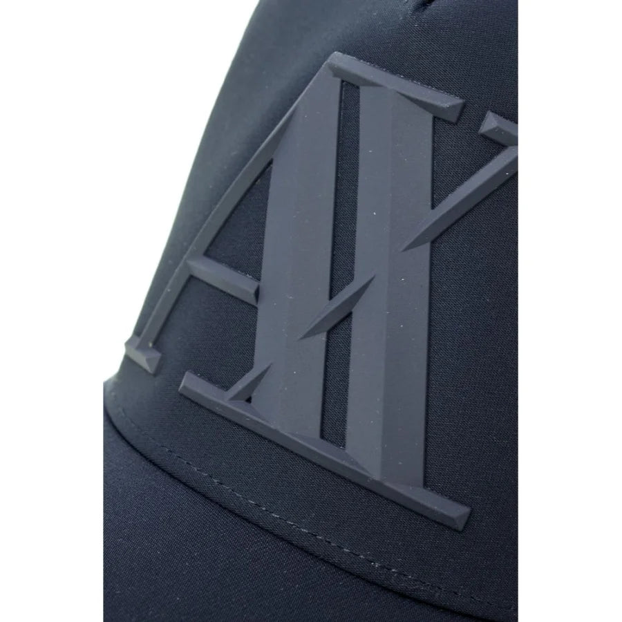 Armani Exchange Blue Polyester Cap (Baseball Hat)