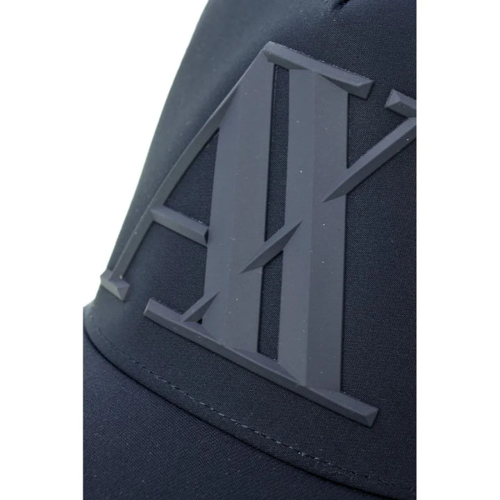 Armani Exchange Blue Polyester Cap (Baseball Hat)