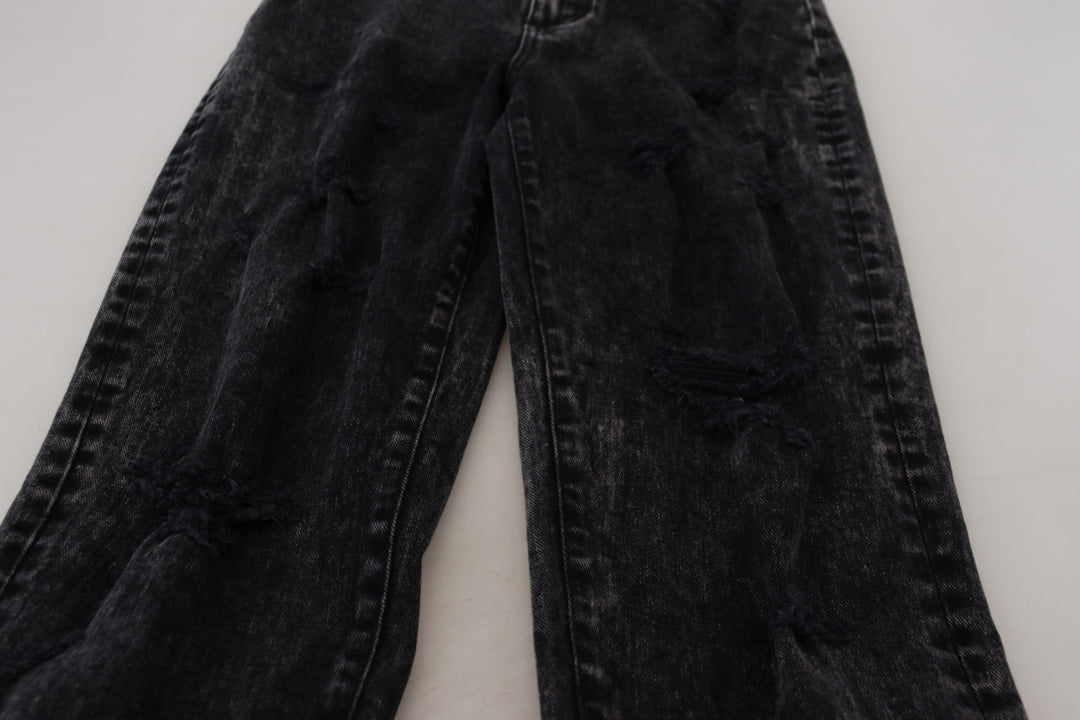 Pantalon en denim noir élégant Dolce &amp;amp; Gabbana