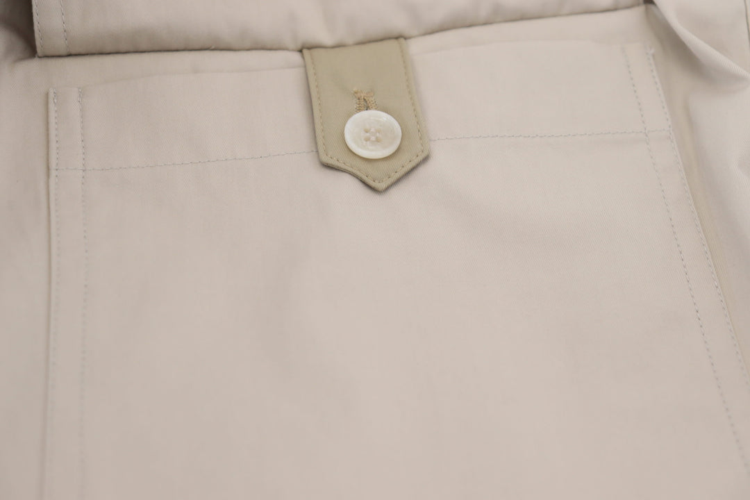 Pantalon élégant en coton beige Dolce &amp;amp; Gabbana