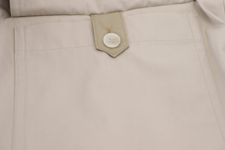 Pantalon élégant en coton beige Dolce &amp;amp; Gabbana