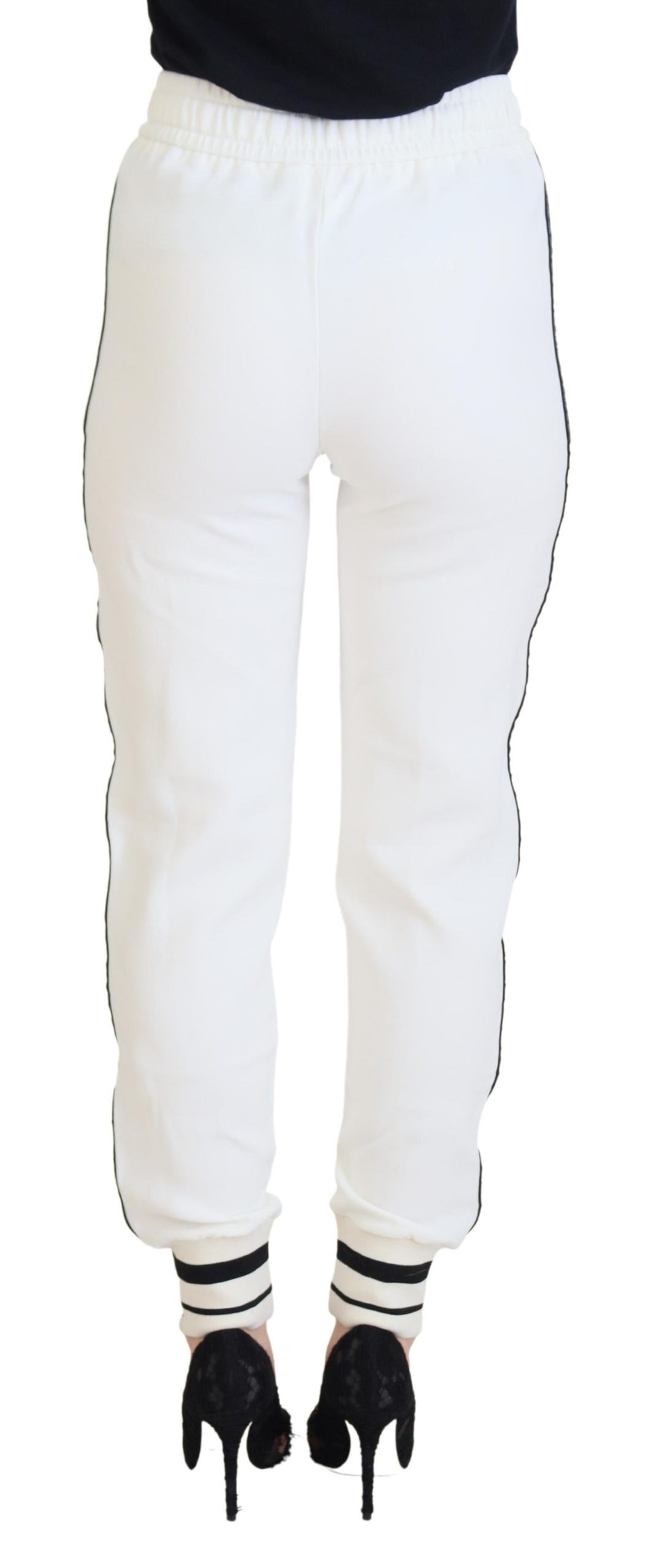 Pantalon de jogging blanc chic Dolce &amp;amp; Gabbana pour un confort accru
