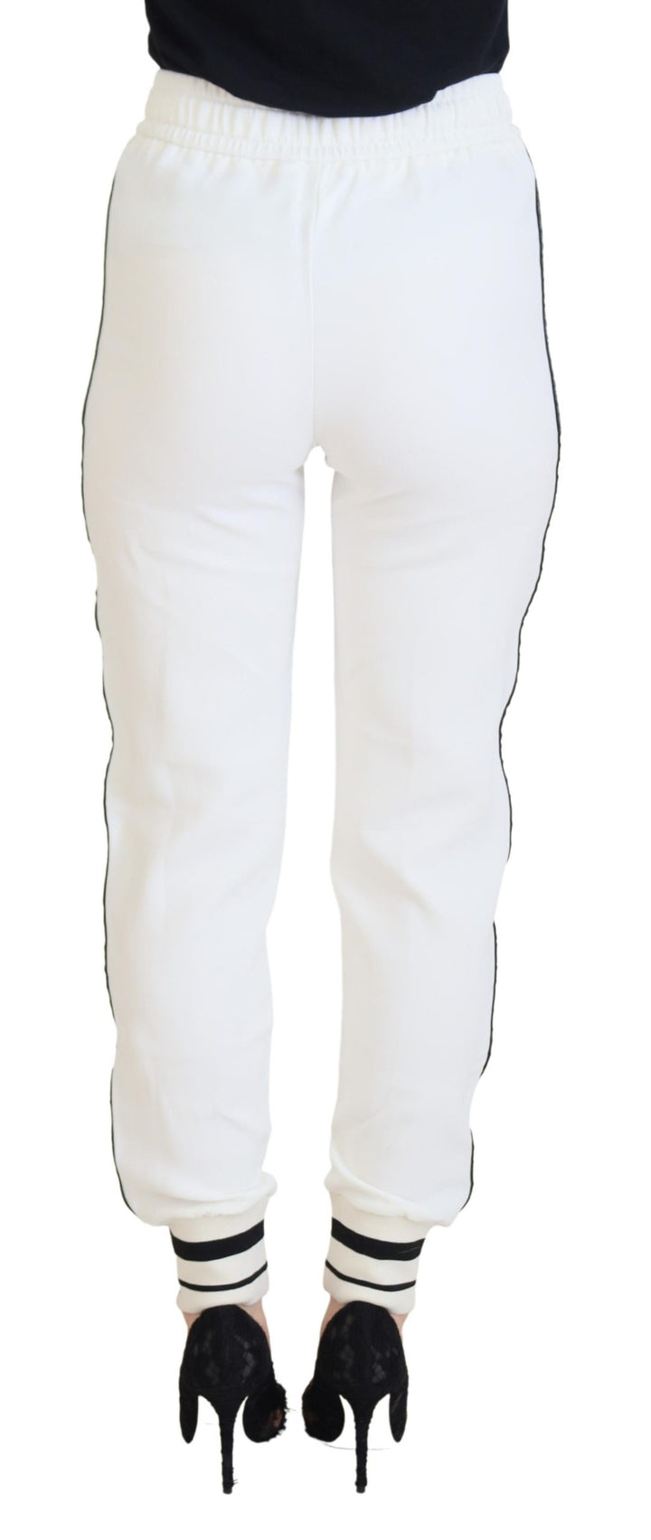 Pantalon de jogging blanc chic Dolce &amp;amp; Gabbana pour un confort accru