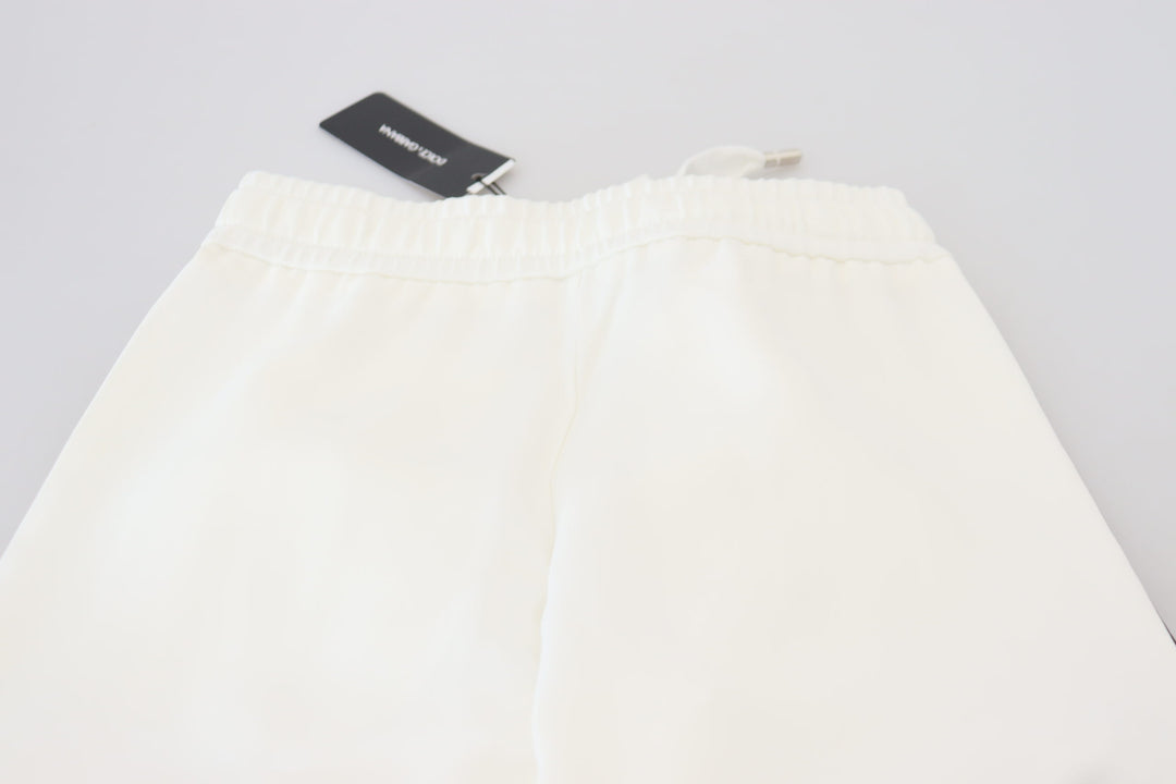 Pantalon de jogging blanc chic Dolce &amp;amp; Gabbana pour un confort accru
