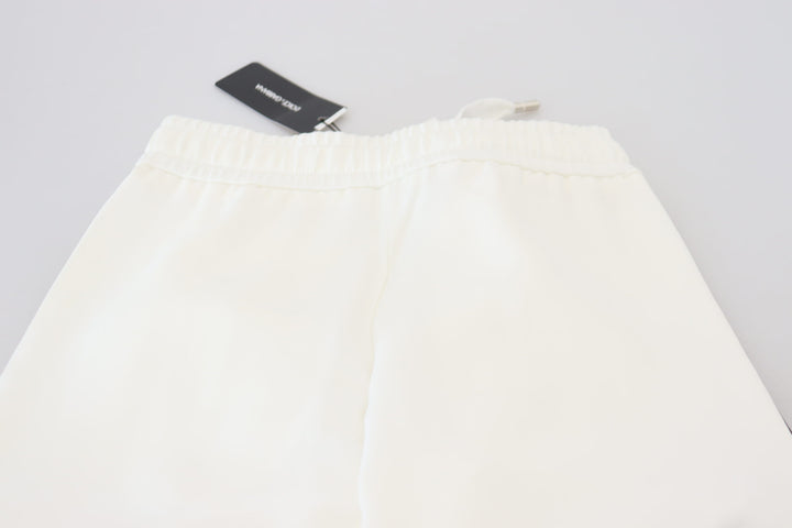 Pantalon de jogging blanc chic Dolce &amp;amp; Gabbana pour un confort accru