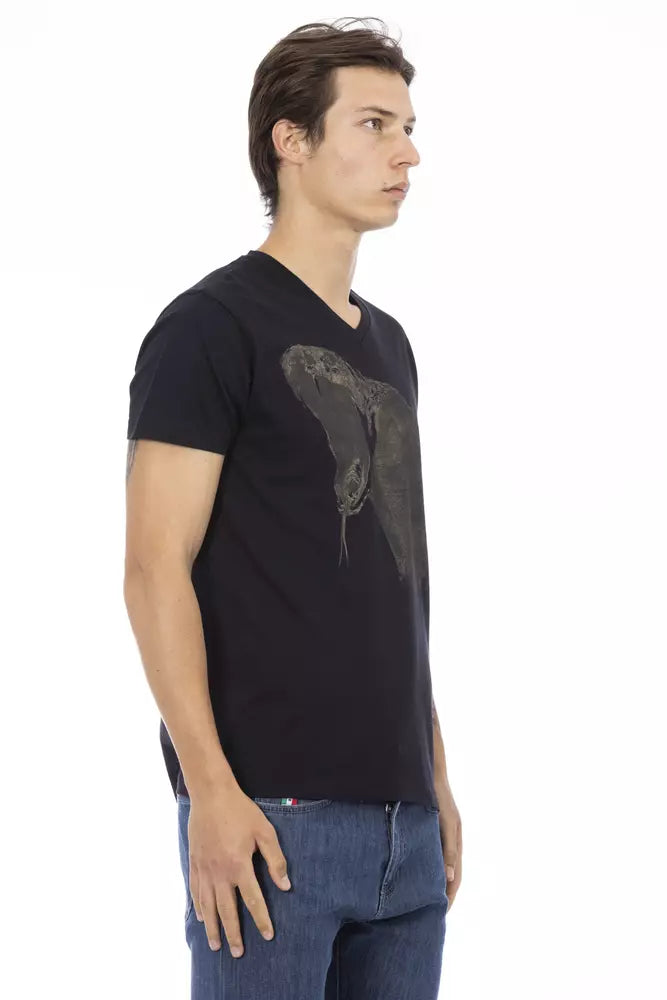 Trussardi Action Black Cotton Men&