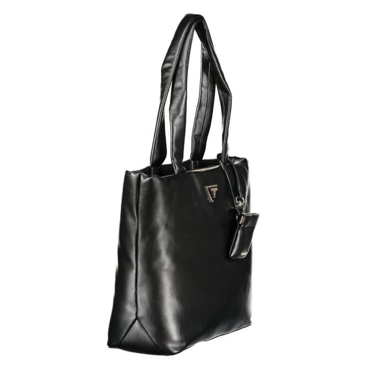 Guess Jeans Black Polyurethane Women’s Handbag