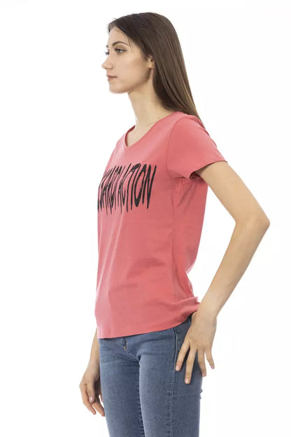 T-shirt femme Trussardi Action en coton multicolore